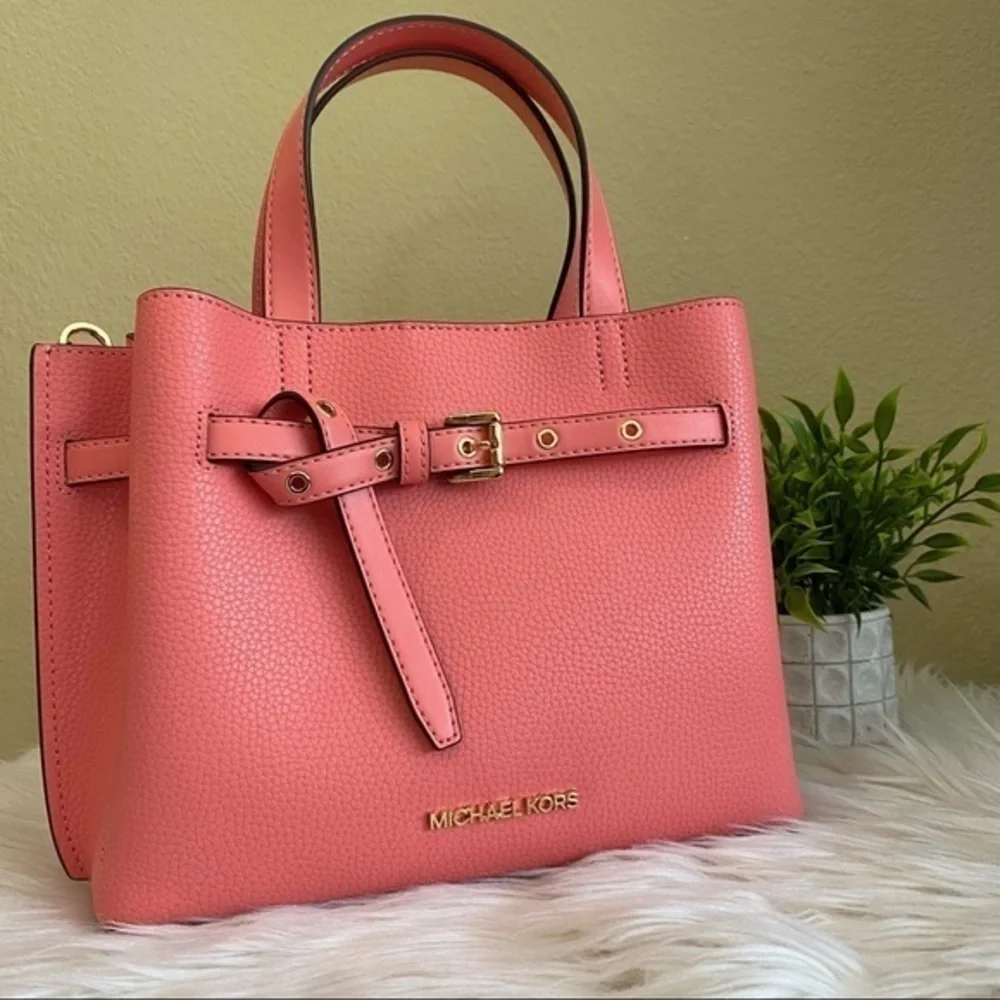 New Michael Kors Emilia Small Logo Satchel bag